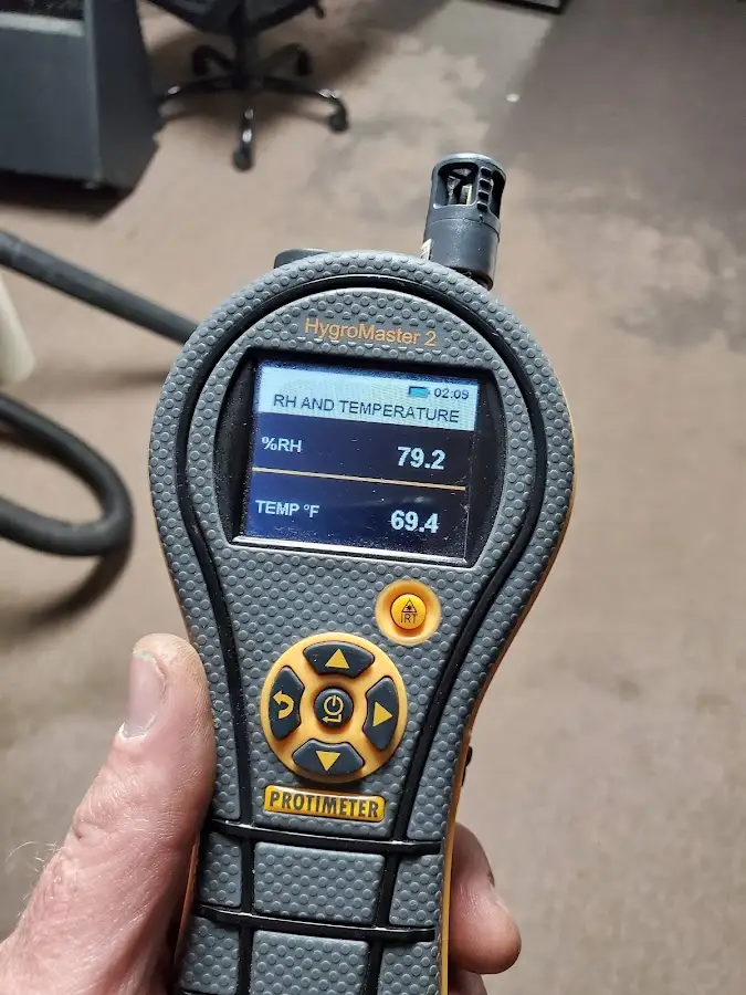 Moisture meter humidity assessment for Fire & Smoke Damage Restoration in Antrim